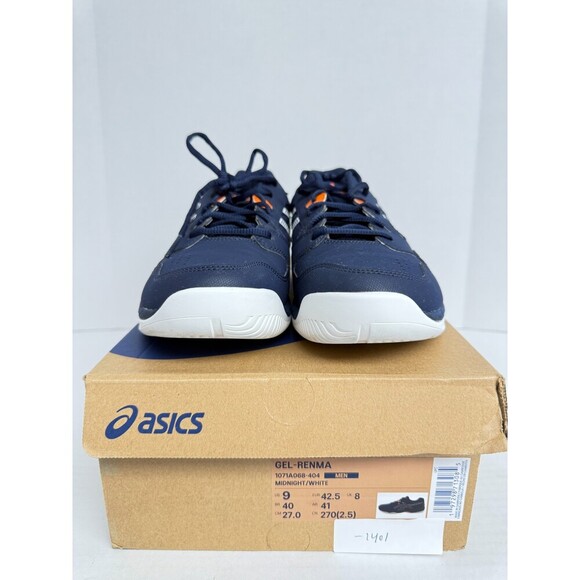 -1401 Asics Gel-Renma Blue/White-US 9 Mens - Picture 2 of 5